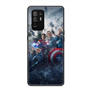 Avengers Glass Case for Oppo F19 Pro Plus