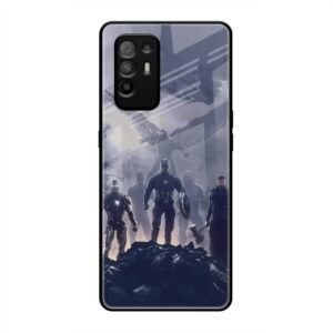 Caption America Glass Case for Oppo F19 Pro Plus