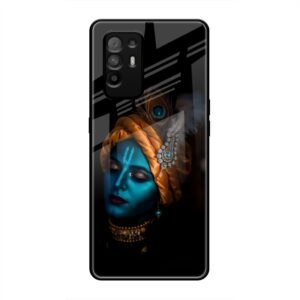 Lord Krishna Glass Case for Oppo F19 Pro Plus