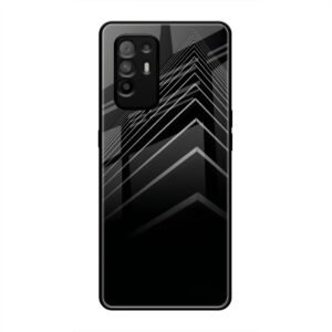 Square Illusion Glass Case for Oppo F19 Pro Plus