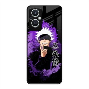 Gojo Satoru - The Honored One Glass Case for Oppo F21s Pro 5G