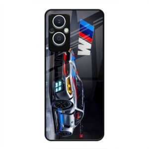 BMW Motorsport Glass Case for Oppo F21s Pro 5G