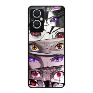 Eyes of the Uchiha Clan Glass Case for Oppo F21s Pro 5G