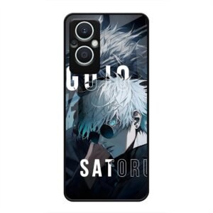 Gojo Satoru Anime Art Glass Case for Oppo F21s Pro 5G