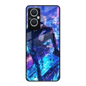 Cyberpunk Vigilante Glass Case for Oppo F21s Pro 5G