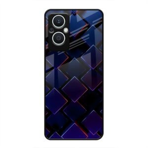 3D Square Glass Case for Oppo F21s Pro 5G
