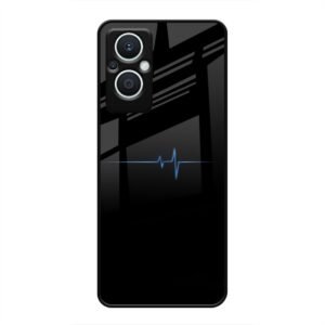 Heartbeat Glass Case for Oppo F21s Pro 5G