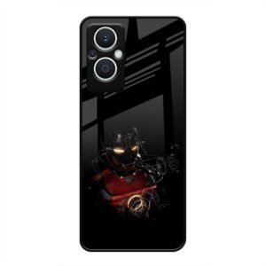 Iron Man Glass Case for Oppo F21s Pro 5G