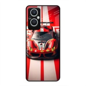 Ferrari Racing Glory Glass Case for Oppo F21s Pro 5G
