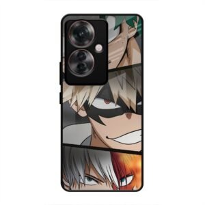 Determined Heroes Glass Case for Oppo F25 Pro