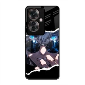 Azure Enigma Glass Case for Oppo F25 Pro