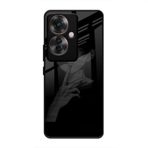 A boy Thinking Glass Case for Oppo F25 Pro