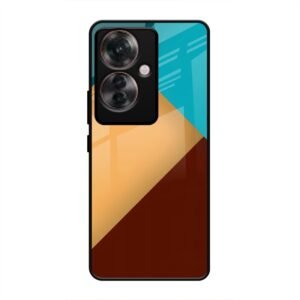 Abstract Color Glass Case for Oppo F25 Pro