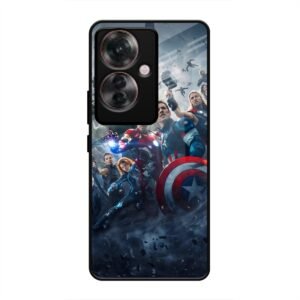 Avengers Glass Case for Oppo F25 Pro