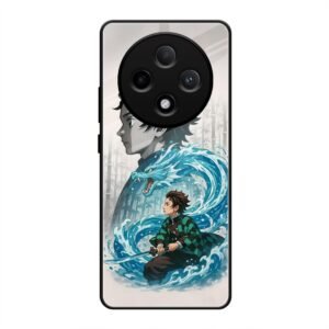 Water Dragon Warrior Glass Case for Oppo F29 Pro Plus