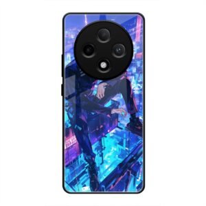 Cyberpunk Vigilante Glass Case for Oppo F29 Pro Plus