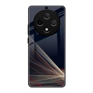 Waves Printed Glass Case for Oppo F29 Pro Plus