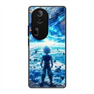 Cosmic Warrior's Resolve Glass Case for Oppo Reno 11 Pro