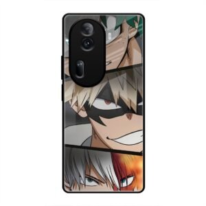 Determined Heroes Glass Case for Oppo Reno 11 Pro