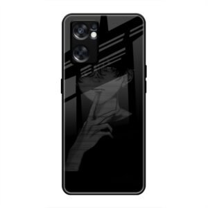 A boy Thinking Glass Case for Oppo Reno 7 5G