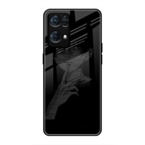 A boy Thinking Glass Case for Oppo Reno 7 Pro
