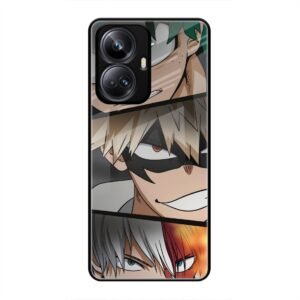 Determined Heroes Glass Case for Realme 10 Pro Plus