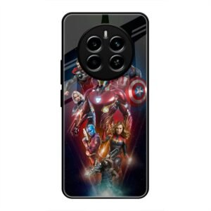 All avengers Glass Case for Realme 12 Plus