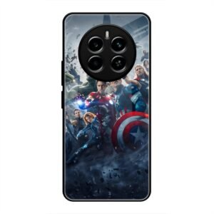 Avengers Glass Case for Realme 12 Plus