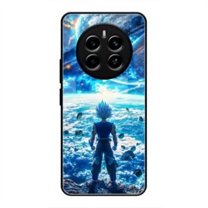 Cosmic Warrior's Resolve Glass Case for Realme 12 Pro Plus