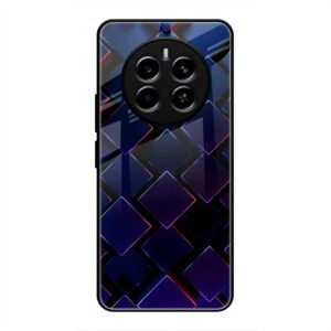 3D Square Glass Case for Realme 12 Pro Plus