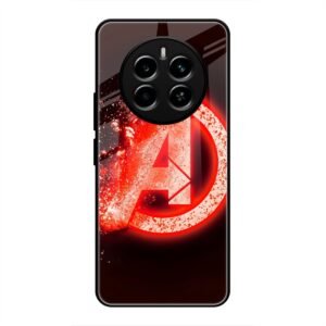 Avengers Logo Glass Case for Realme 12 Pro Plus
