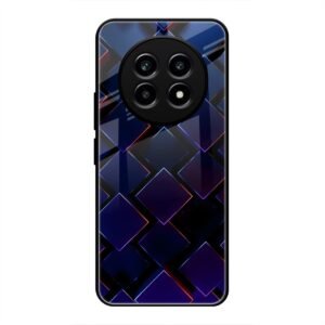 3D Square Glass Case for Realme 13 Pro Plus