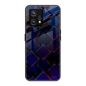 3D Square Glass Case for Realme 9 Pro Plus