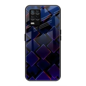 3D Square Glass Case for Realme Narzo 30 5G