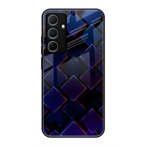 3D Square Glass Case for Samsung A35