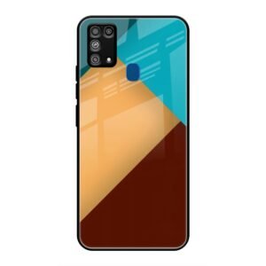 Abstract Color Glass Case for Samsung M31
