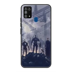 Caption America Glass Case for Samsung M31
