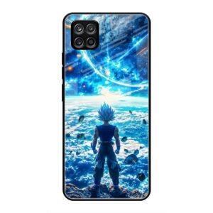 Cosmic Warrior's Resolve Glass Case for Samsung M32 4g