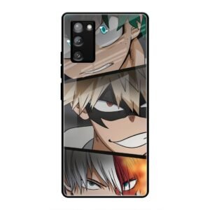 Determined Heroes Glass Case for Samsung Note 20