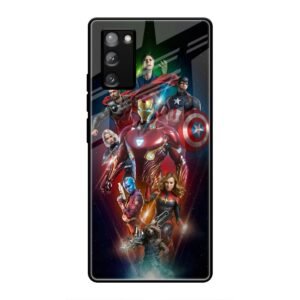 All avengers Glass Case for Samsung Note 20