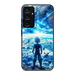 Cosmic Warrior's Resolve Glass Case for Samsung S24