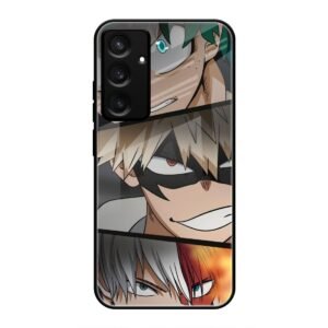 Determined Heroes Glass Case for Samsung S24