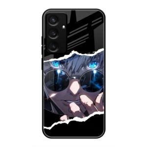 Azure Enigma Glass Case for Samsung S24