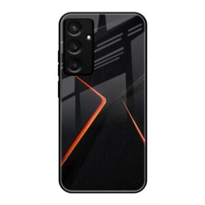 Abstract Line Glass Case for Samsung S24