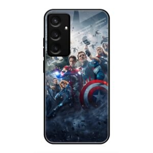 Avengers Glass Case for Samsung S24
