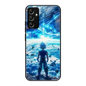 Cosmic Warrior's Resolve Glass Case for Samsung S24fe