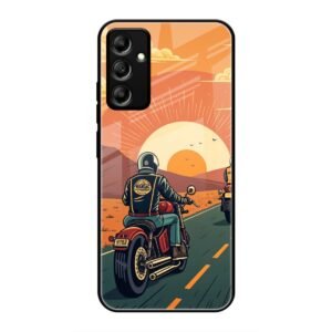 Wheels & Wanderlust Glass Case for Samsung S24fe
