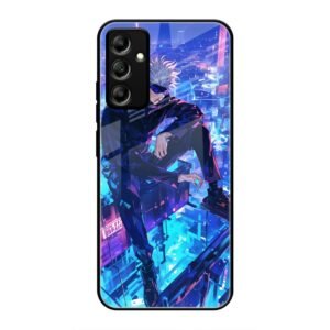 Cyberpunk Vigilante Glass Case for Samsung S24fe