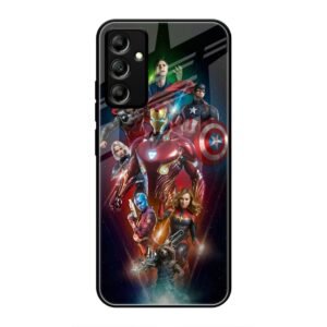 All avengers Glass Case for Samsung S24fe