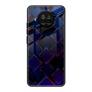 3D Square Glass Case for Mi 10i